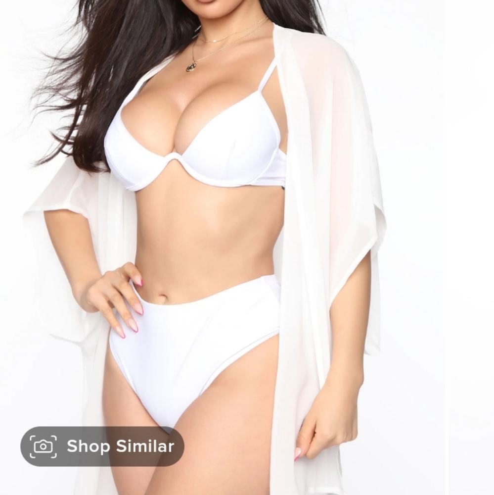 NWT Fashion Nova Feeling Beachy Kimono Swim Cover Up